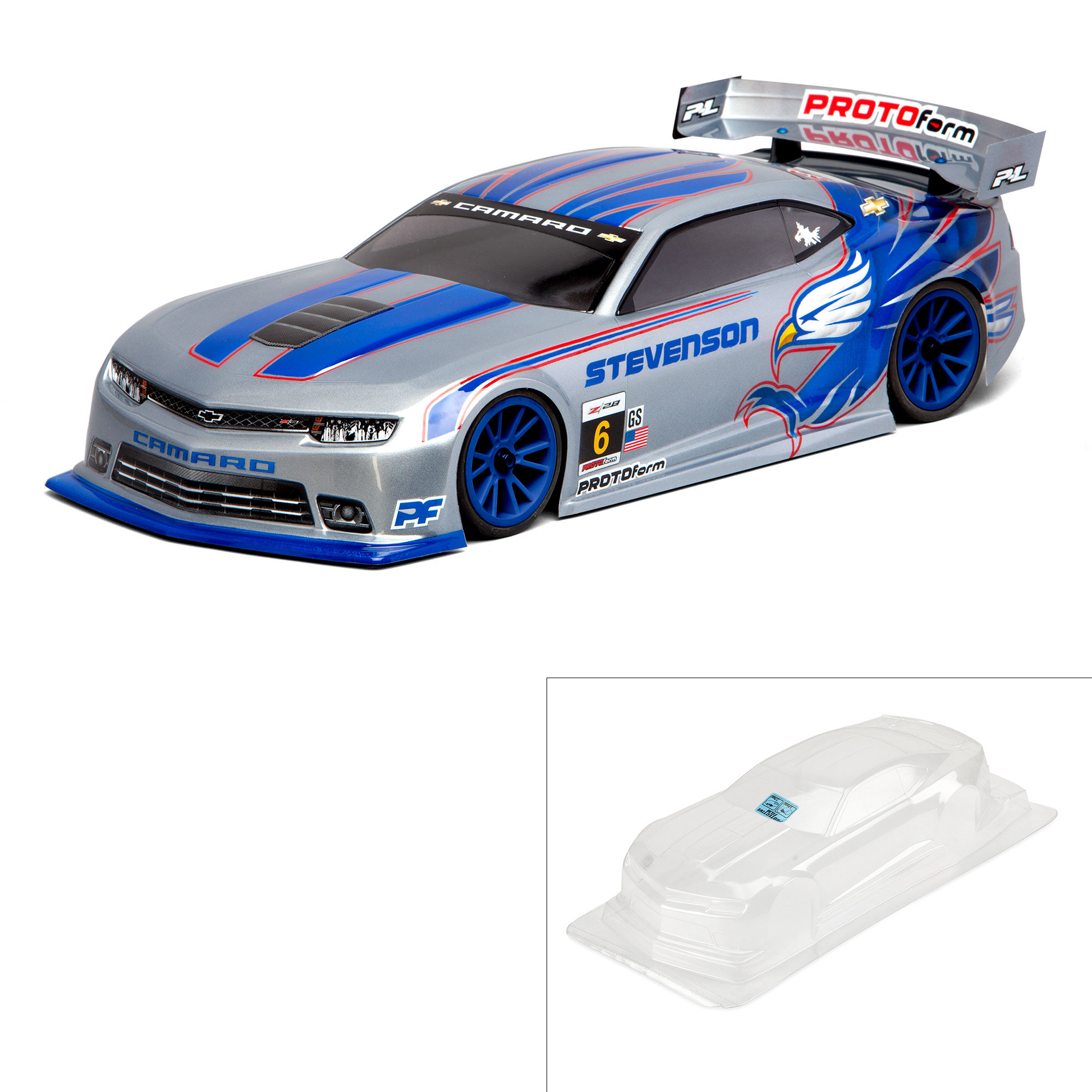 1/10 Chevy Camaro Z/28 Clear Body: 190mm Touring Car 1/10 Chevy Camaro Z/28 Clear Body: 190mm Touring Car - Image 1