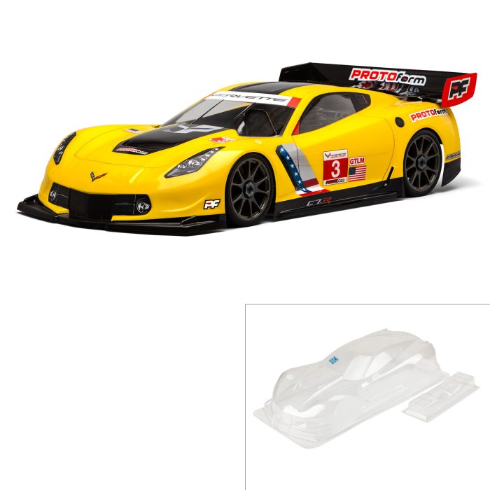 1/8 Chevrolet Corvette C7.R Clear Body: 1:8 GT (Long Wheelba - Image 1