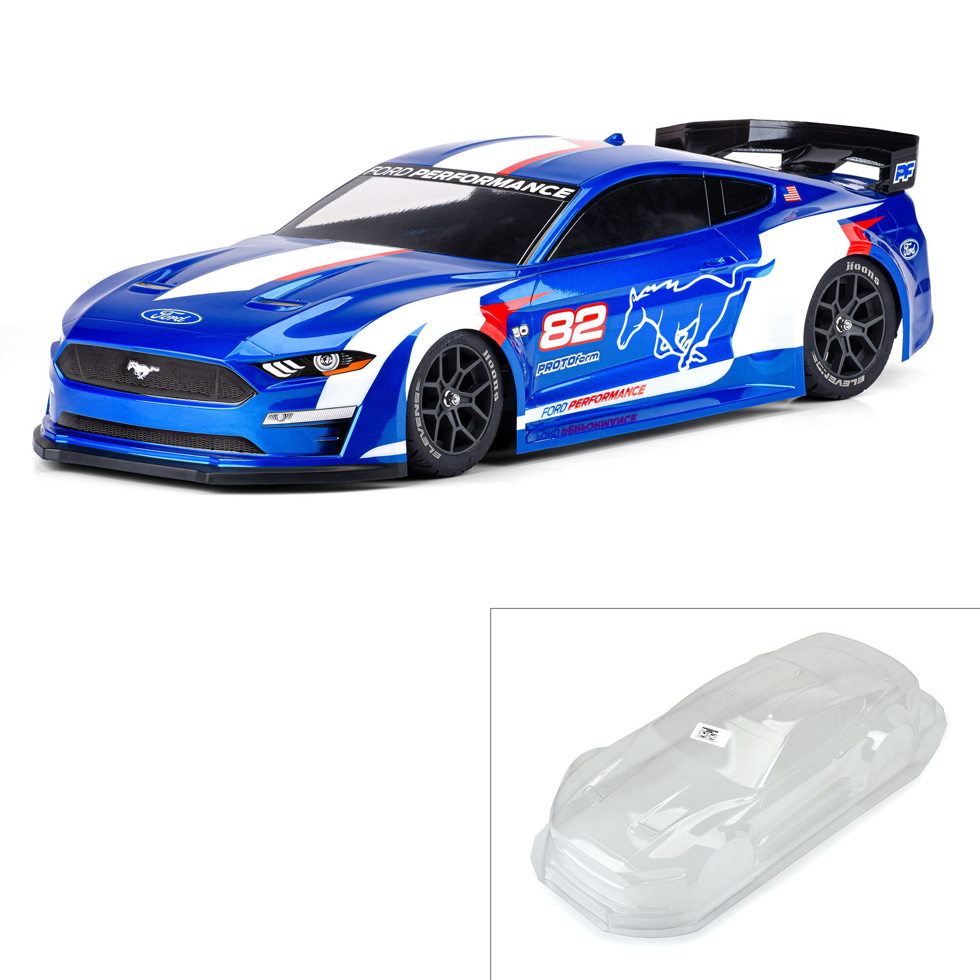 1/8 2021 Ford Mustang Clear Body: Vendetta 1/8 2021 Ford Mustang Clear Body: Vendetta - Image 1