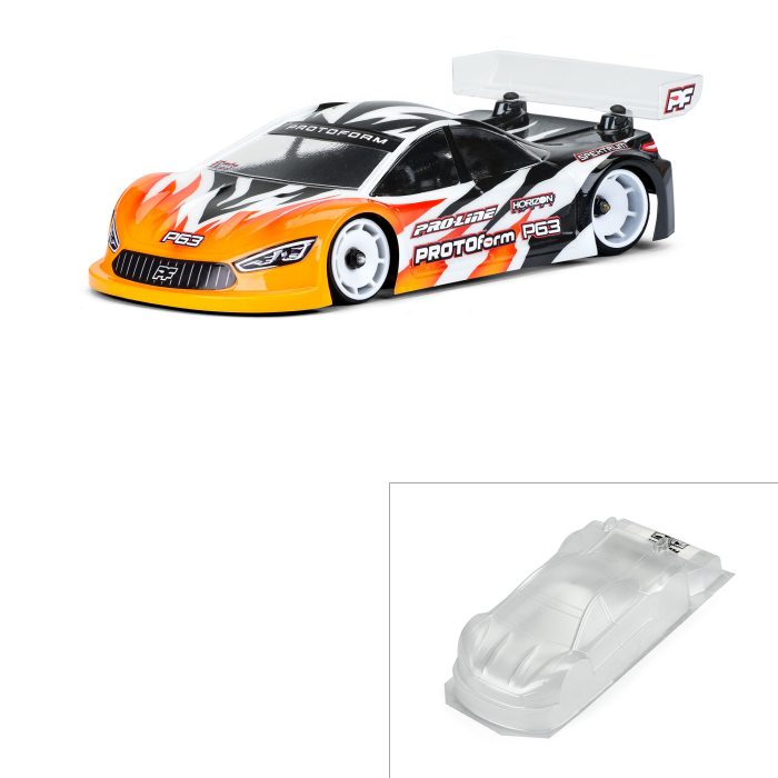1/28 P63 Light Weight Clear Body: Mini-Z & 1/28 Chassis (98m - Image 1