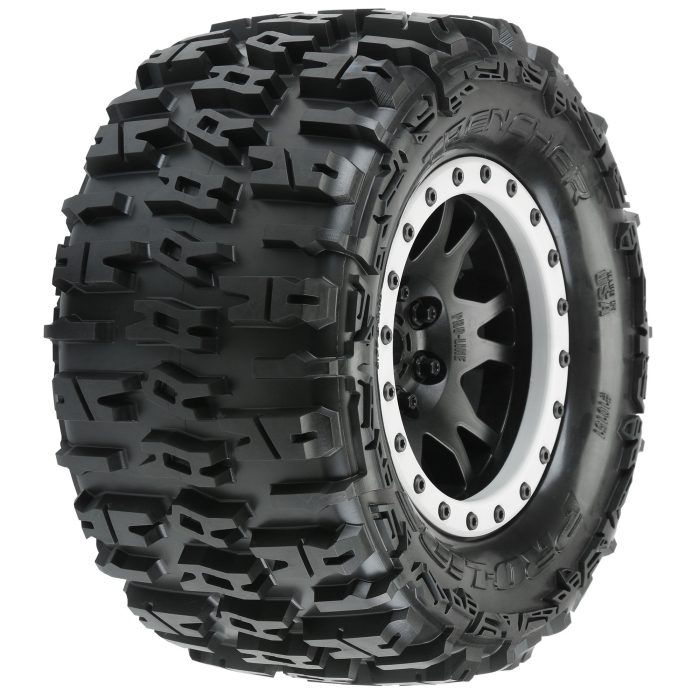 1/5 Trencher Pro-Loc F/R 4.3" X-MAXX MTD 24mm Blk/Gry Impuls - Image 1