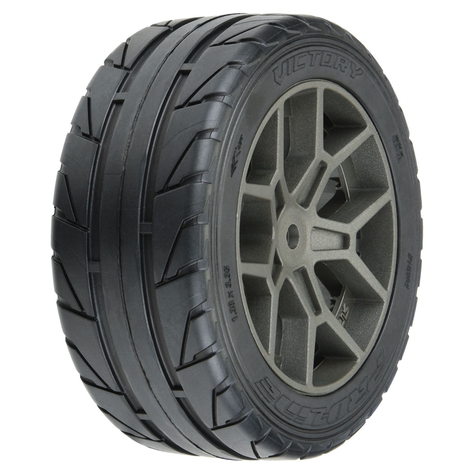 1/8 Vector S3 Front/Rear 35/85 2.4" Belted Mounted Tires 1/8 Vector S3 Front/Rear 35/85 2.4" Belted Mounted Tires, 14 - Image 1