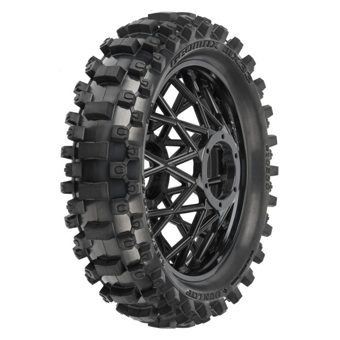 1/4 Dunlop Geomax MX33 CR4 Rear Tire MTD Black: Promoto-MX - Image 1