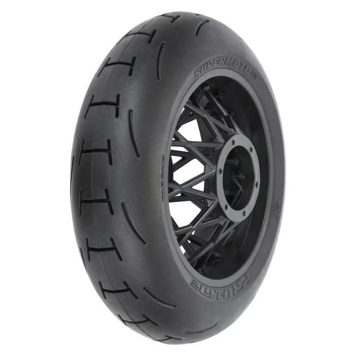 1/4 Supermoto 2.0 S3 Rear Tire MTD Black Supermoto Wheel: MX - Image 1