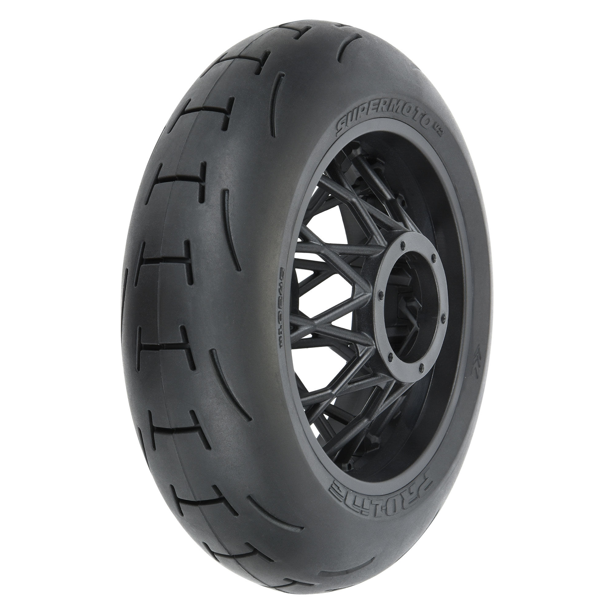 1/4 Supermoto 2.0 S3 Rear Tire MTD Black Supermoto Wheel: MX 1/4 Supermoto 2.0 S3 Rear Tire MTD Black Supermoto Wheel: MX - Image 1