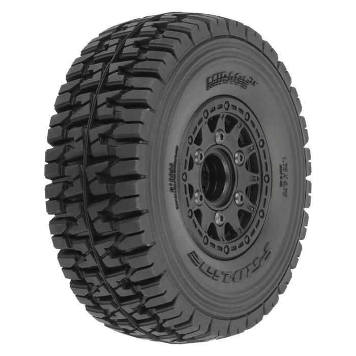 1/10 Mirage TT F/R 2.2"/3.0" 12mm & 14mm Black Raid Wheels ( - Image 1