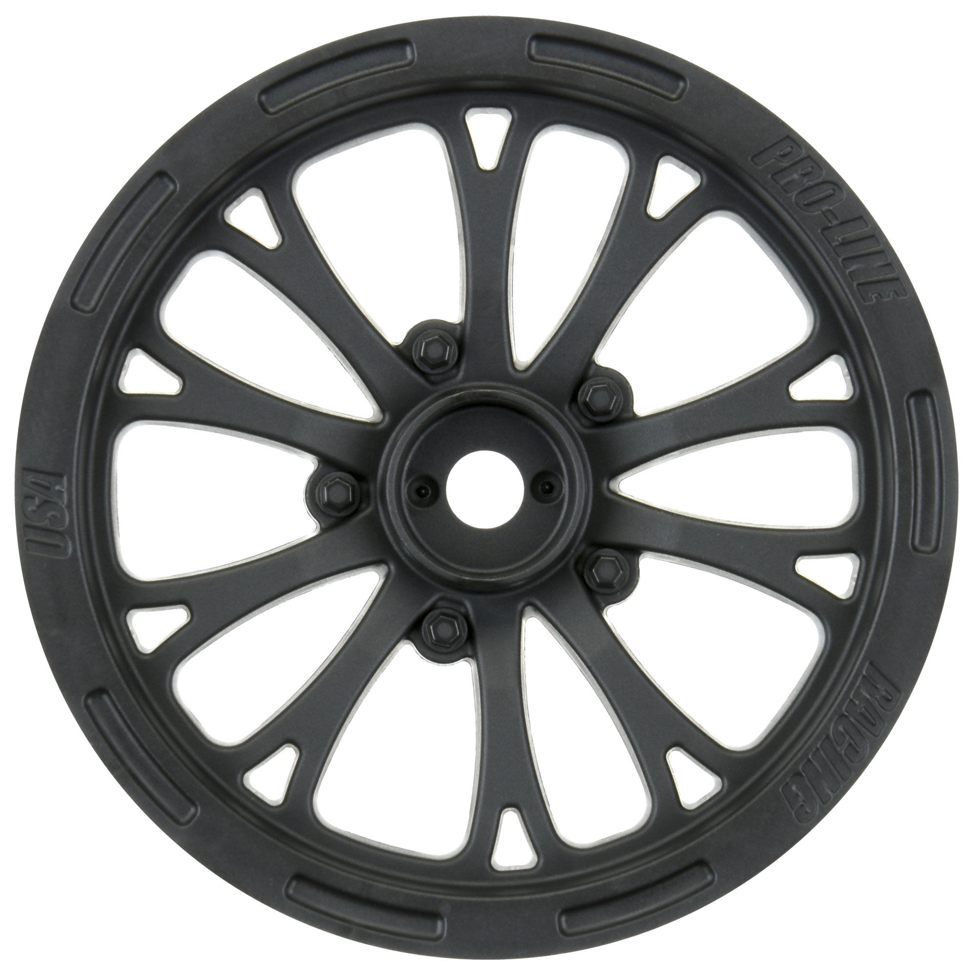 1/10 Pomona Drag Spec Front 2.2" 12mm Drag Wheels (2) Black 1/10 Pomona Drag Spec Front 2.2" 12mm Drag Wheels (2) Black - Image 1