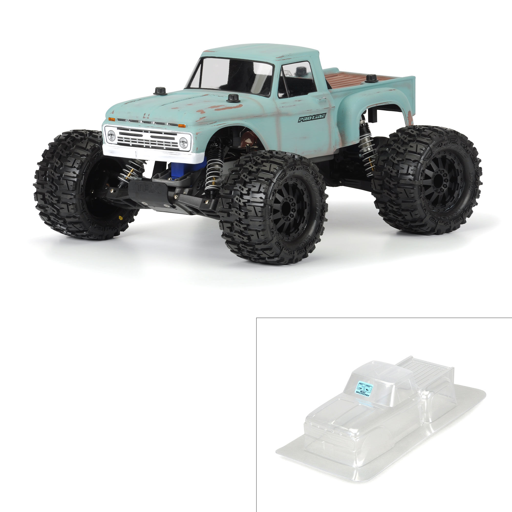 1/10 1966 Ford F-100 Clear Body: Stampede 1/10 1966 Ford F-100 Clear Body: Stampede - Image 1