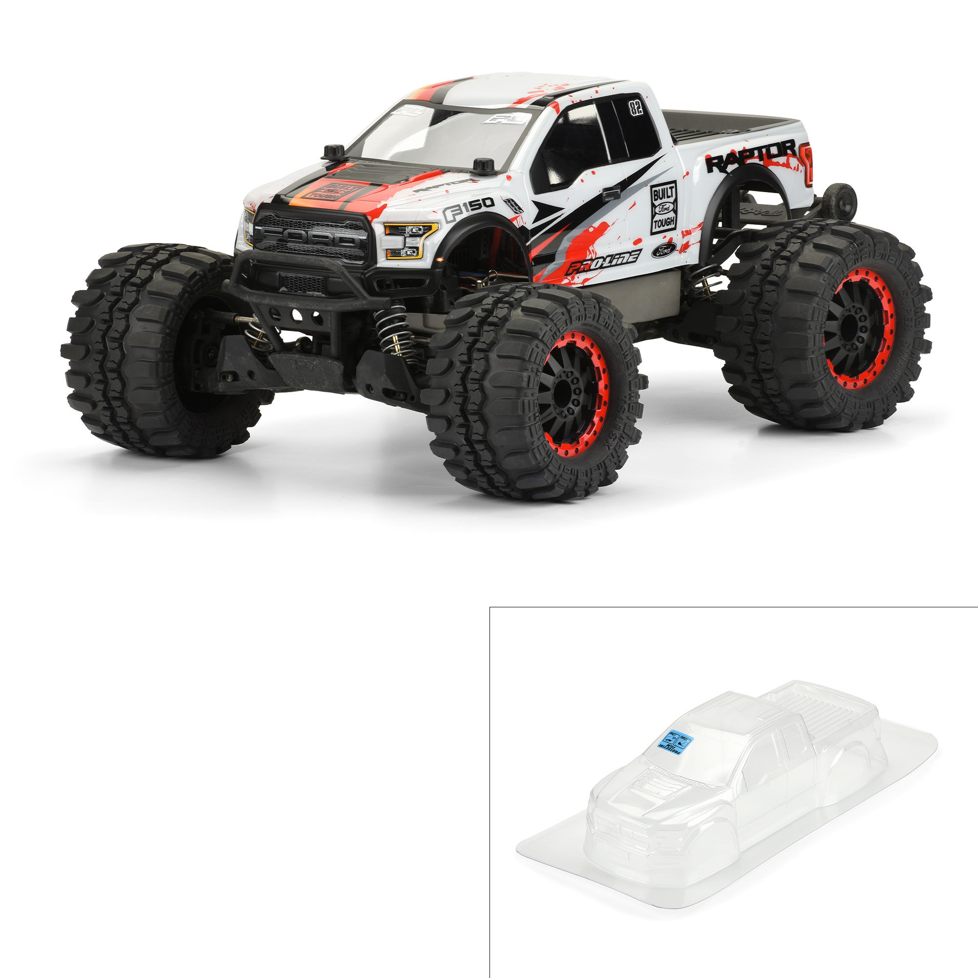 1/10 2017 Ford F-150 Raptor Clear Body: Stampede 1/10 2017 Ford F-150 Raptor Clear Body: Stampede - Image 1