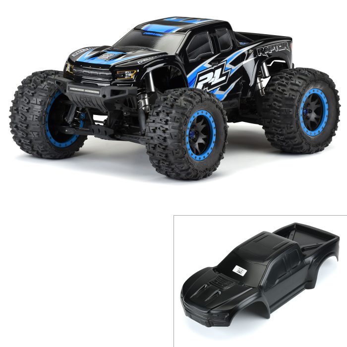 1/5 Pre-Cut 2017 Ford F-150 Raptor Tough-Color Black Body: X - Image 1