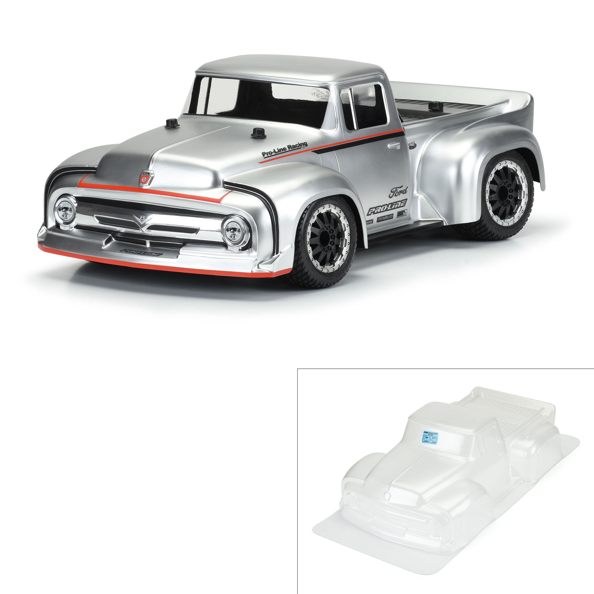 1/10 1956 Ford F-100 Pro-Touring Street Truck Clear Body 1/10 1956 Ford F-100 Pro-Touring Street Truck Clear Body - Image 1