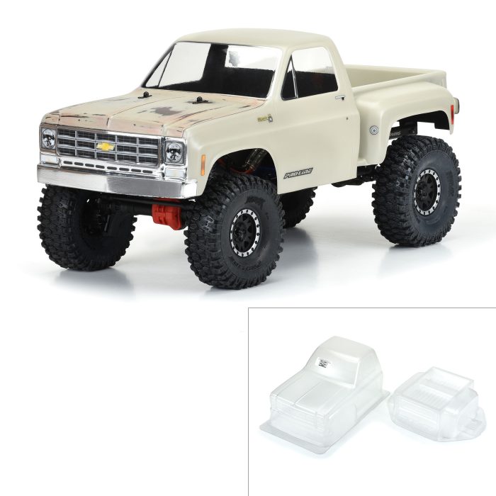 1/10 1978 Chevy K-10 Clear Body 12.3" (313mm) Wheelbase Craw - Image 1