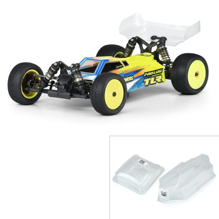 1/10 Axis Light Weight Clear Body: TLR 22X-4 - Image 1