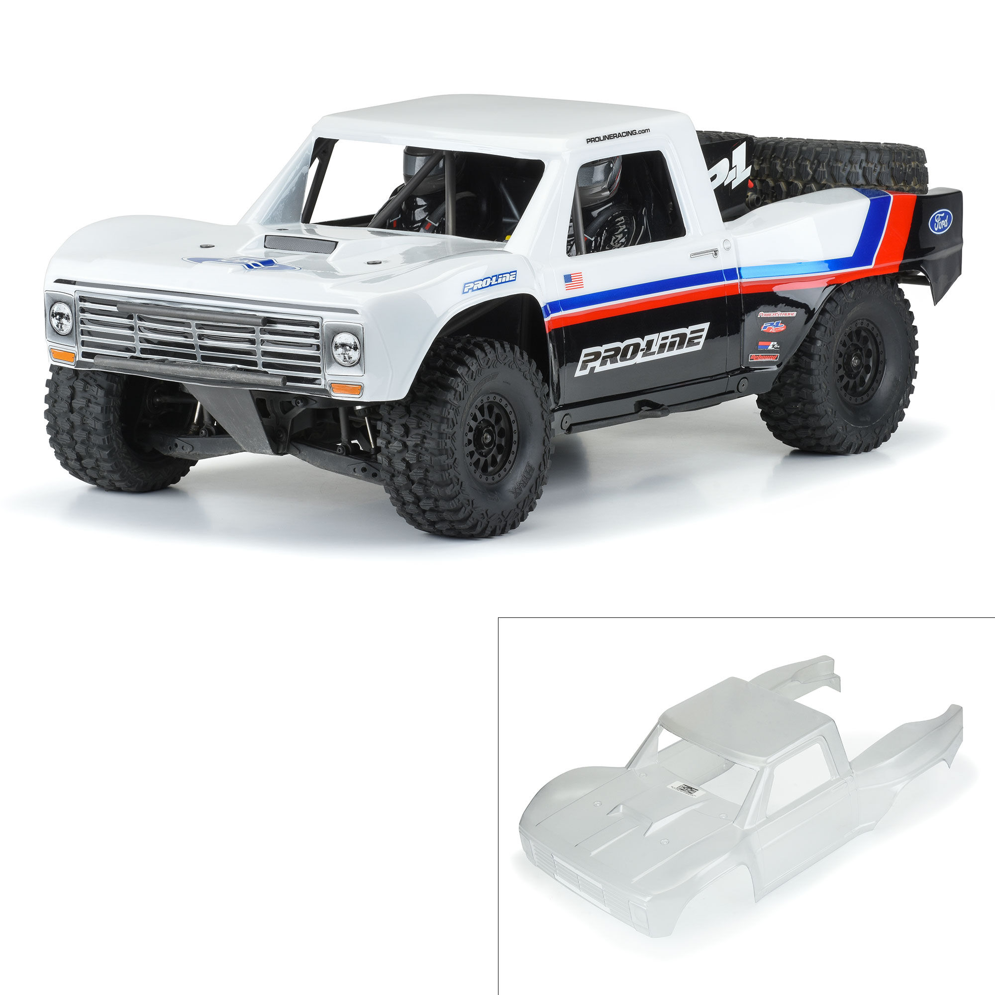 1/7 Pre-Cut 1967 Ford F-100 Truck Clear Body: Unlimited Dese 1/7 Pre-Cut 1967 Ford F-100 Truck Clear Body: Unlimited Dese - Image 1