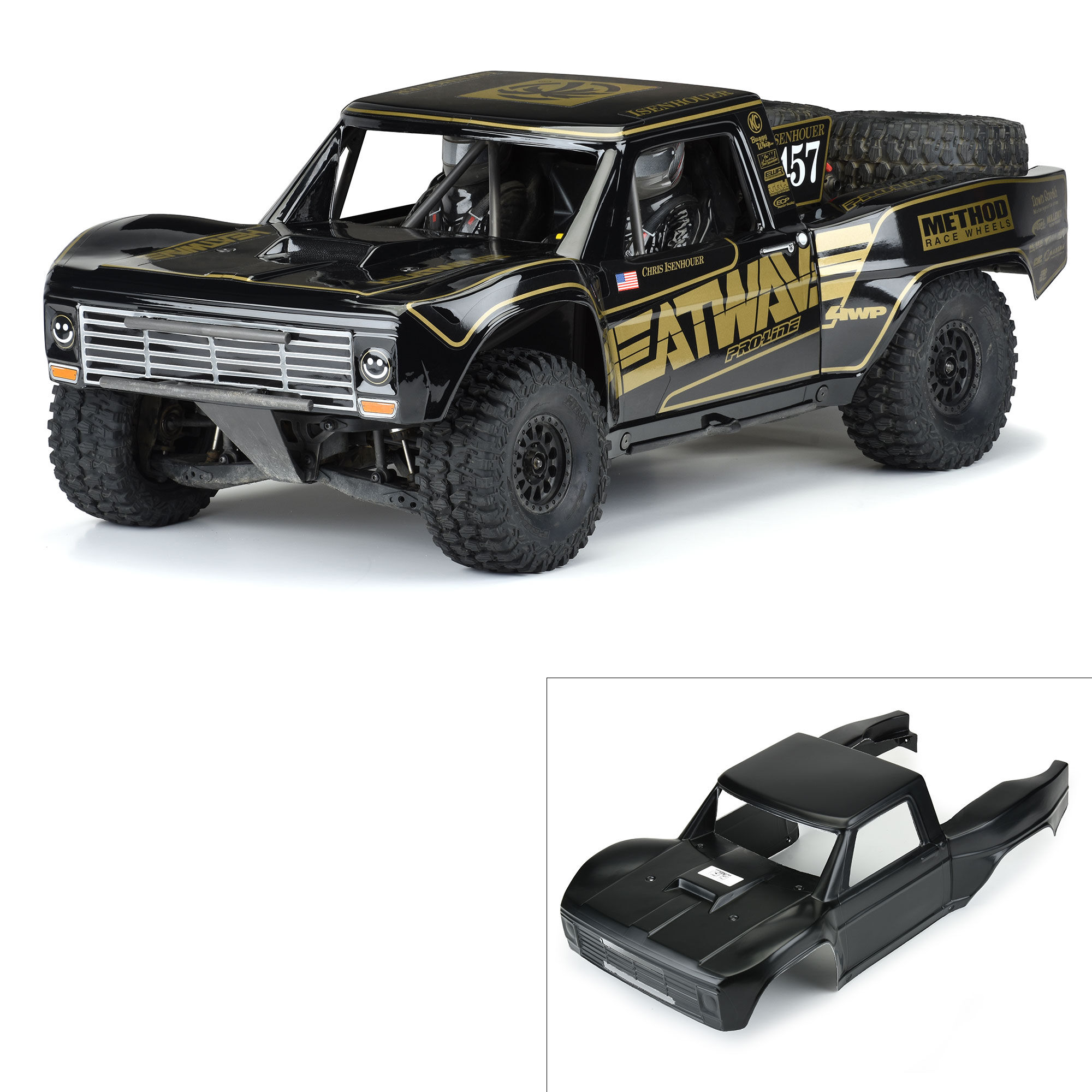 1/7 Pre-Cut 1967 Ford F-100 Heatwave Black: Unlimited Desert 1/7 Pre-Cut 1967 Ford F-100 Heatwave Black: Unlimited Desert - Image 1