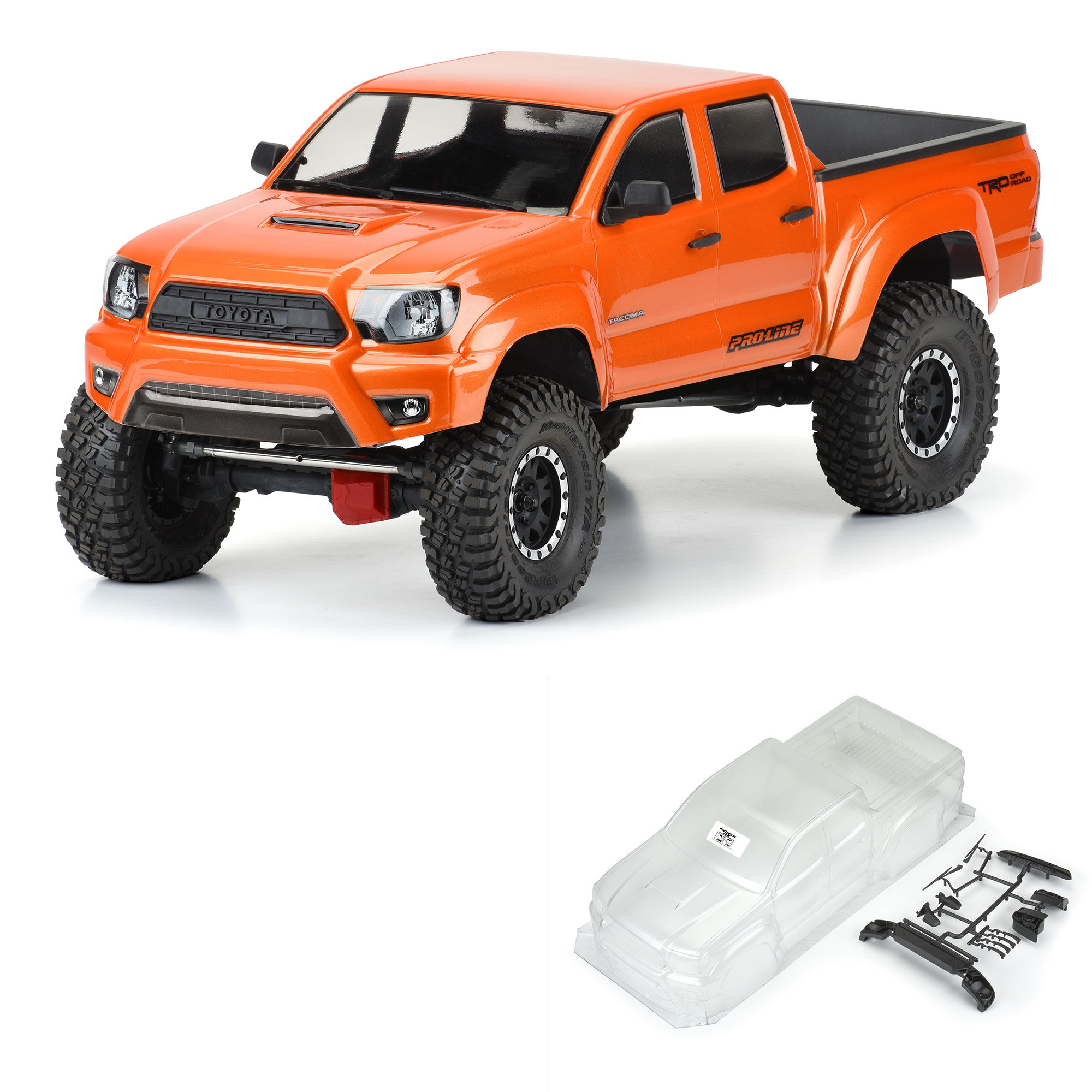 1/10 2015 Toyota Tacoma TRD Pro Clear Body 12.3" (313mm) Whe 1/10 2015 Toyota Tacoma TRD Pro Clear Body 12.3" (313mm) Whe - Image 1