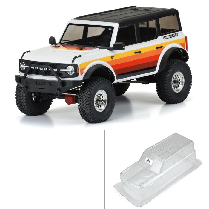 1/10 2021 Ford Bronco Clear Body Set 12.3" Wheelbase: Crawle - Image 1