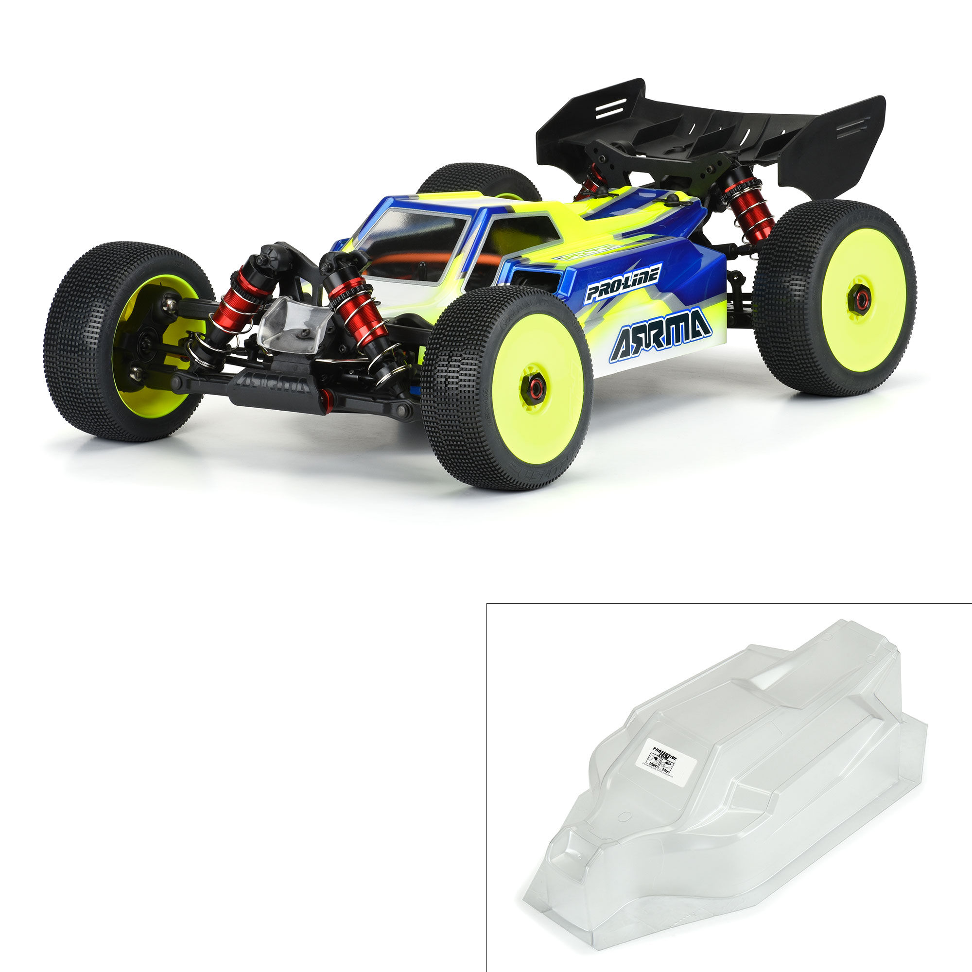 1/8 Axis Clear Body: TYPHON 6S & TLR Tuned 1/8 Axis Clear Body: TYPHON 6S & TLR Tuned - Image 1