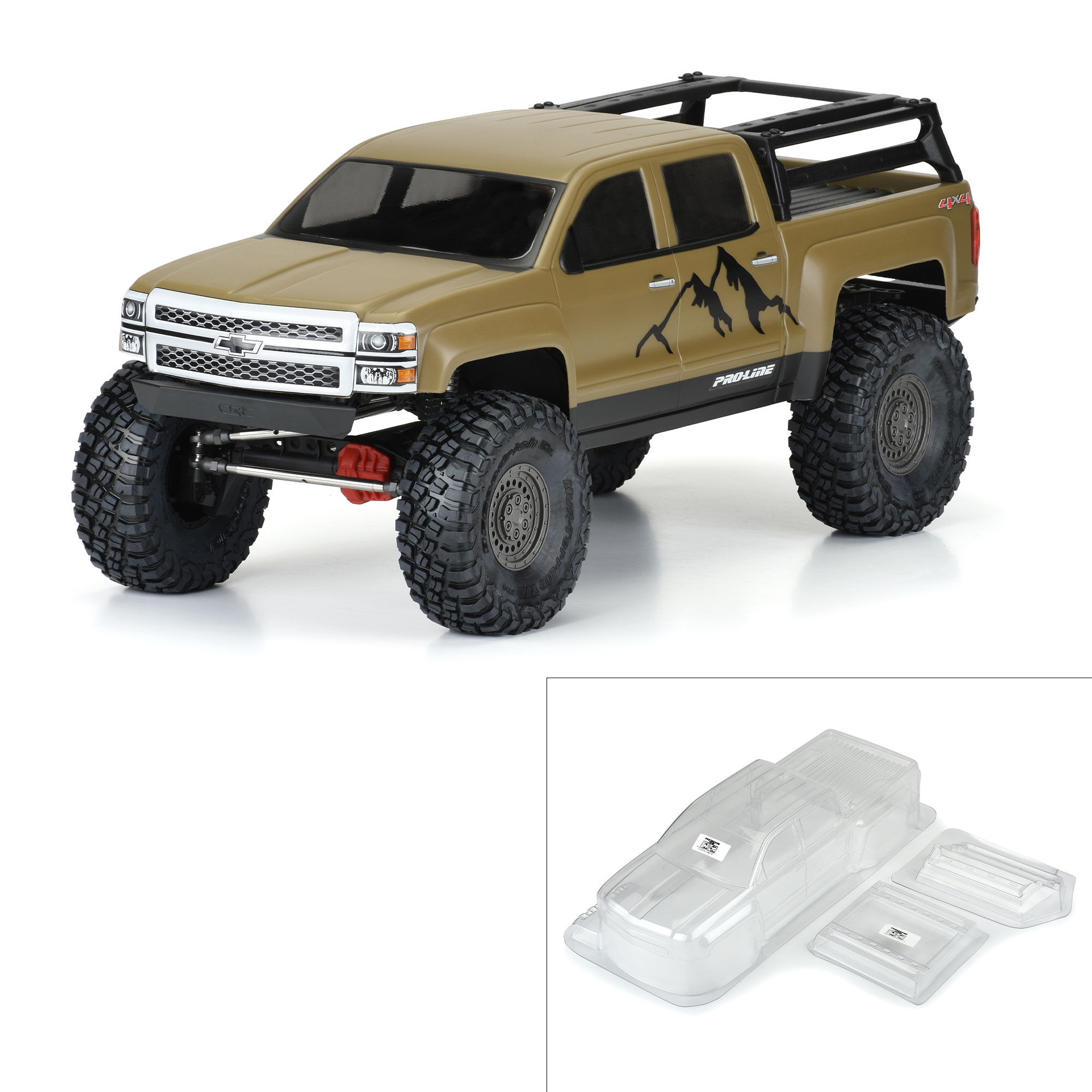 1/10 2015 Chevrolet Silverado Clear Body 13.9" WB 1/10 2015 Chevrolet Silverado Clear Body 13.9" WB - Image 1