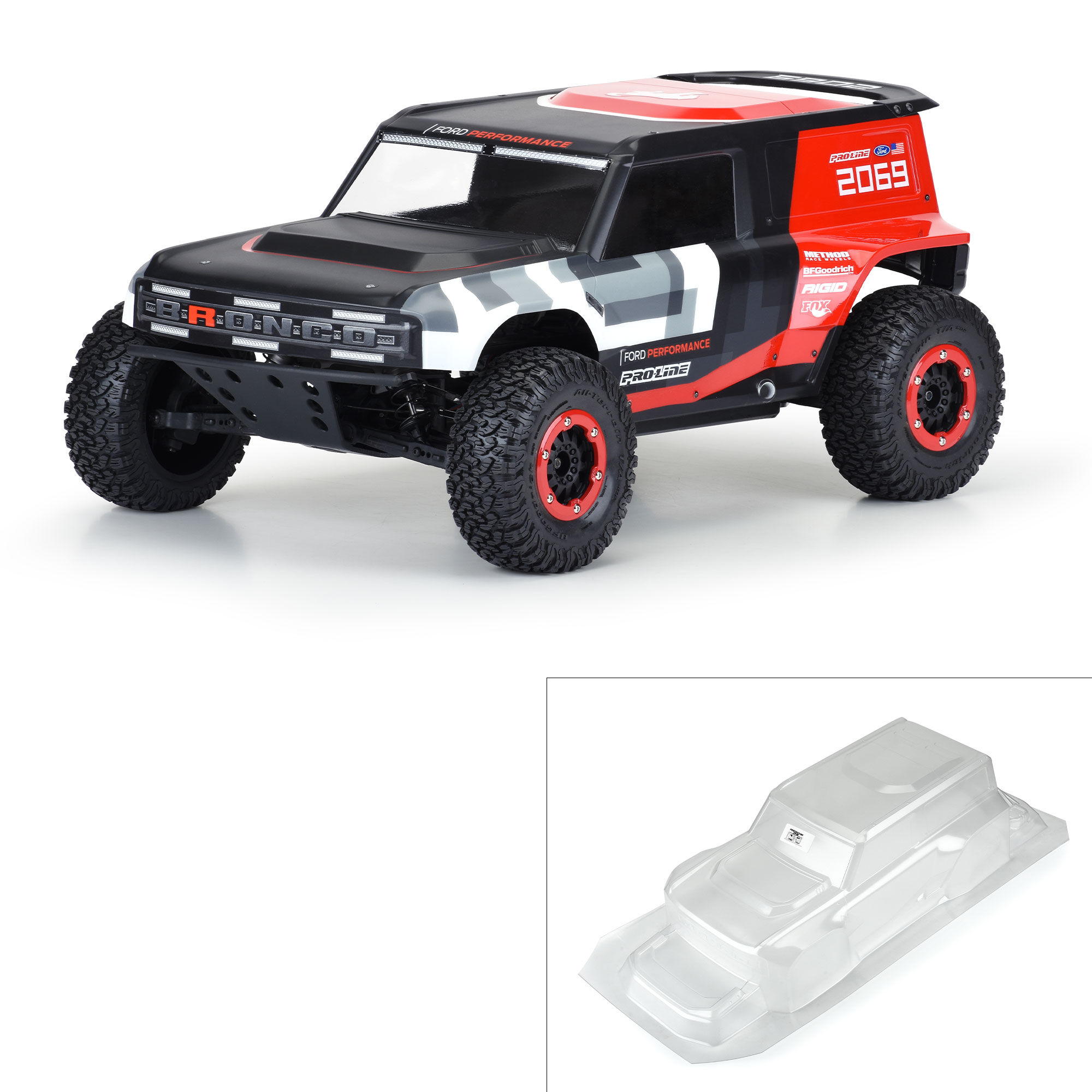 1/10 Ford Bronco R Clear Body: Short Course 1/10 Ford Bronco R Clear Body: Short Course - Image 1