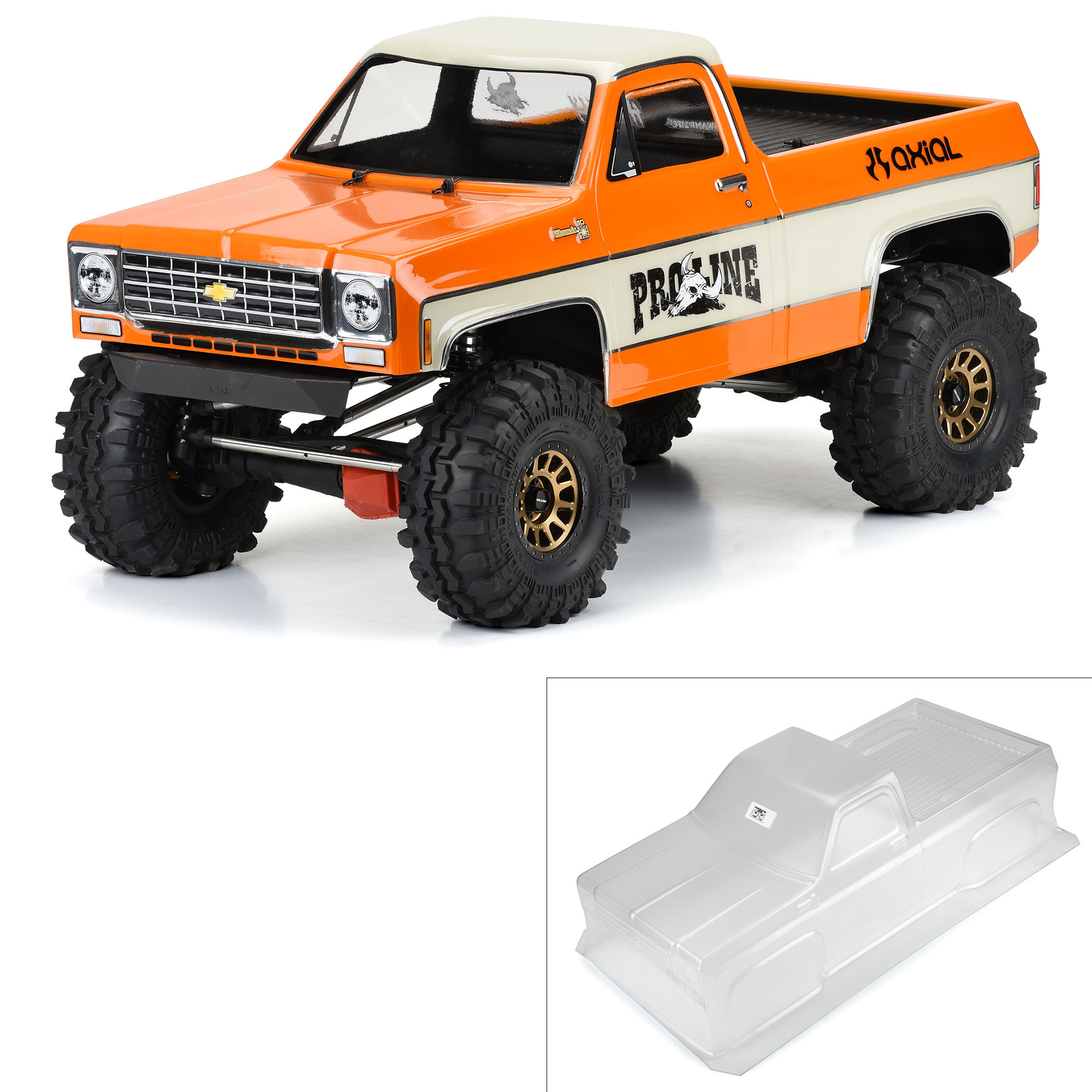 1/6 1978 Chevy K-10 Clear Body for SCX6 1/6 1978 Chevy K-10 Clear Body for SCX6 - Image 1
