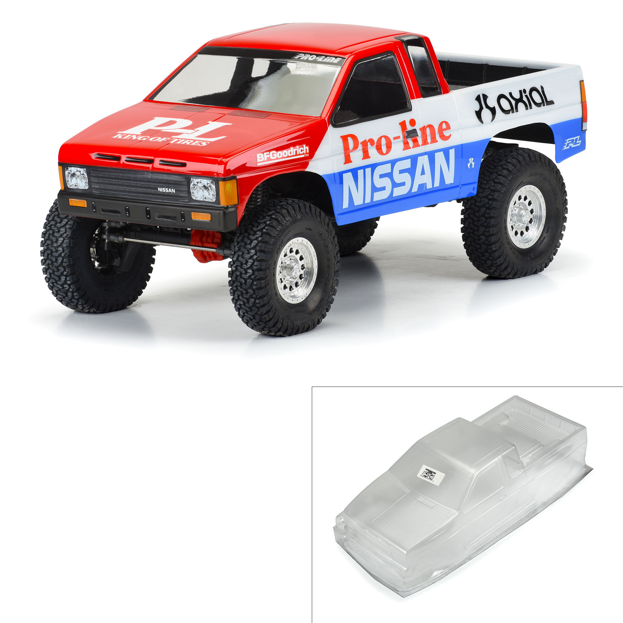 1/10 1987 Nissan Hardbody D21 Clear Body 12.3" (313mm) WB Cr 1/10 1987 Nissan Hardbody D21 Clear Body 12.3" (313mm) WB Cr - Image 1