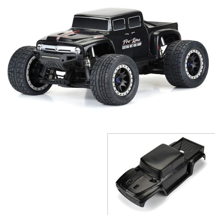 1/5 Pre-Cut Ford F-100 Bash Armor Black Body: X-MAXX - Image 1