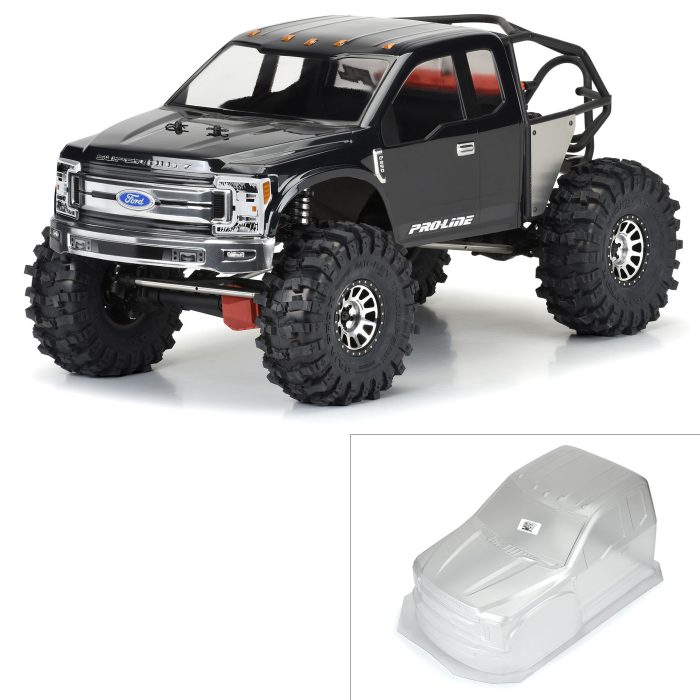 1/6 2017 Ford F-250 Super Duty Cab-Only Clear Body: SCX6 - Image 1