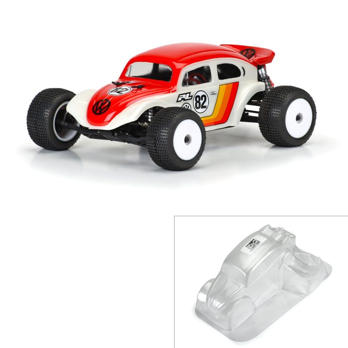 1/18 Volkswagen Baja Bug Clear Body: Mini-T 2.0 - Image 1