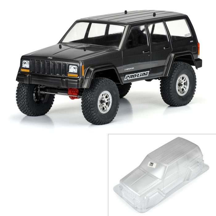 1/10 2001 Jeep Cherokee Clear Body 12.3" (313mm) Wheelbase C - Image 1