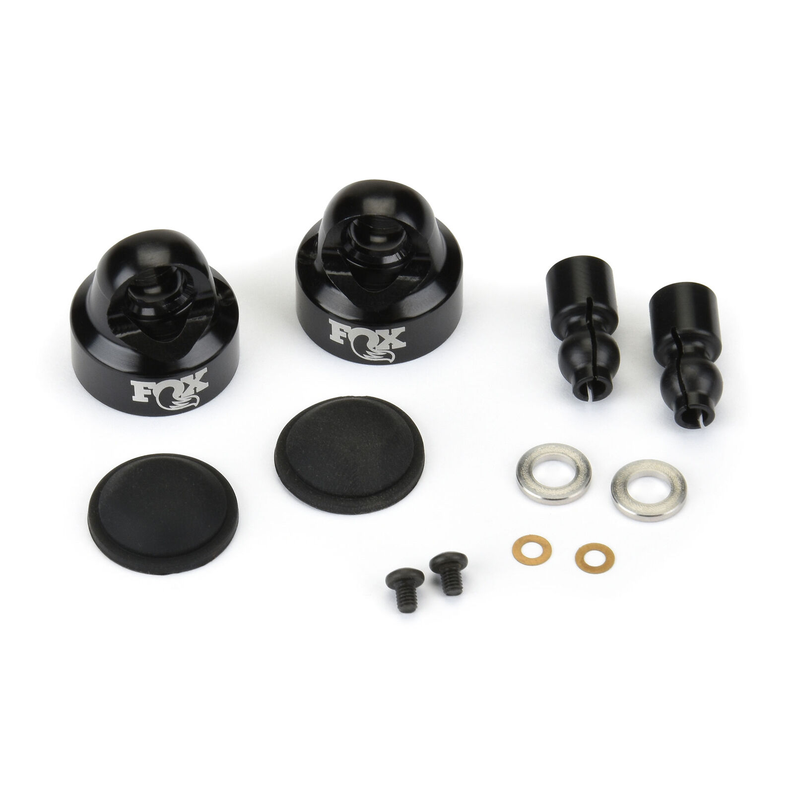 1/6 FOX Aluminum Shock Caps (2): SCX6 1/6 FOX Aluminum Shock Caps (2): SCX6 - Image 1