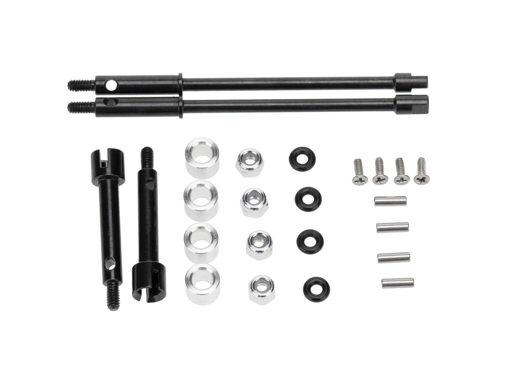 Drive Shafts / Axles +4mm Steel SCX24 Drive Shafts / Axles +4mm Steel SCX24 - Image 1