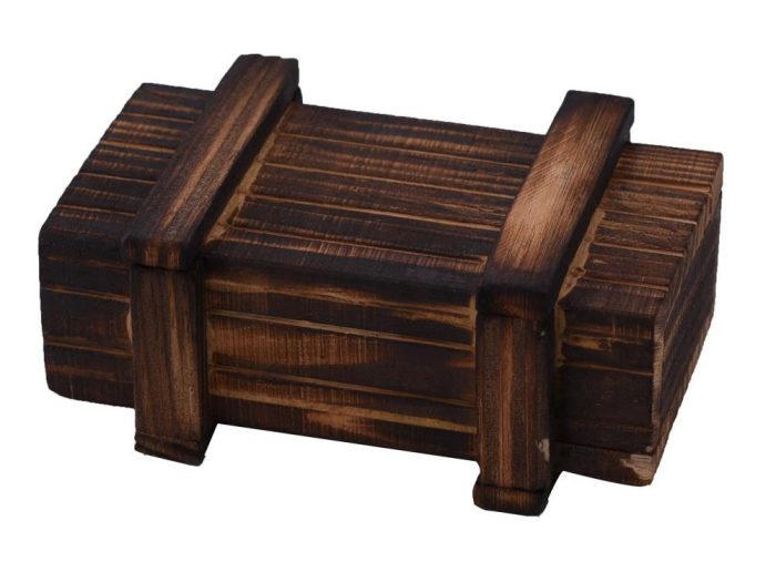 Wooden Box, 1/10th - Image 1