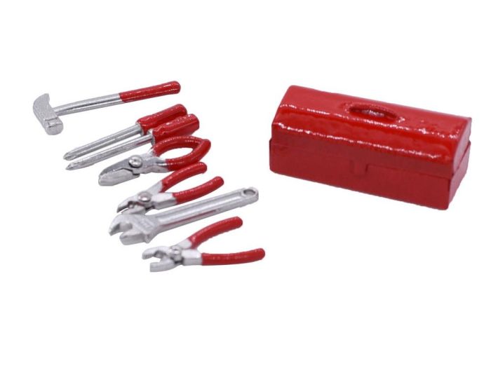 Tool Box w/Tools, 1/10th - Image 1