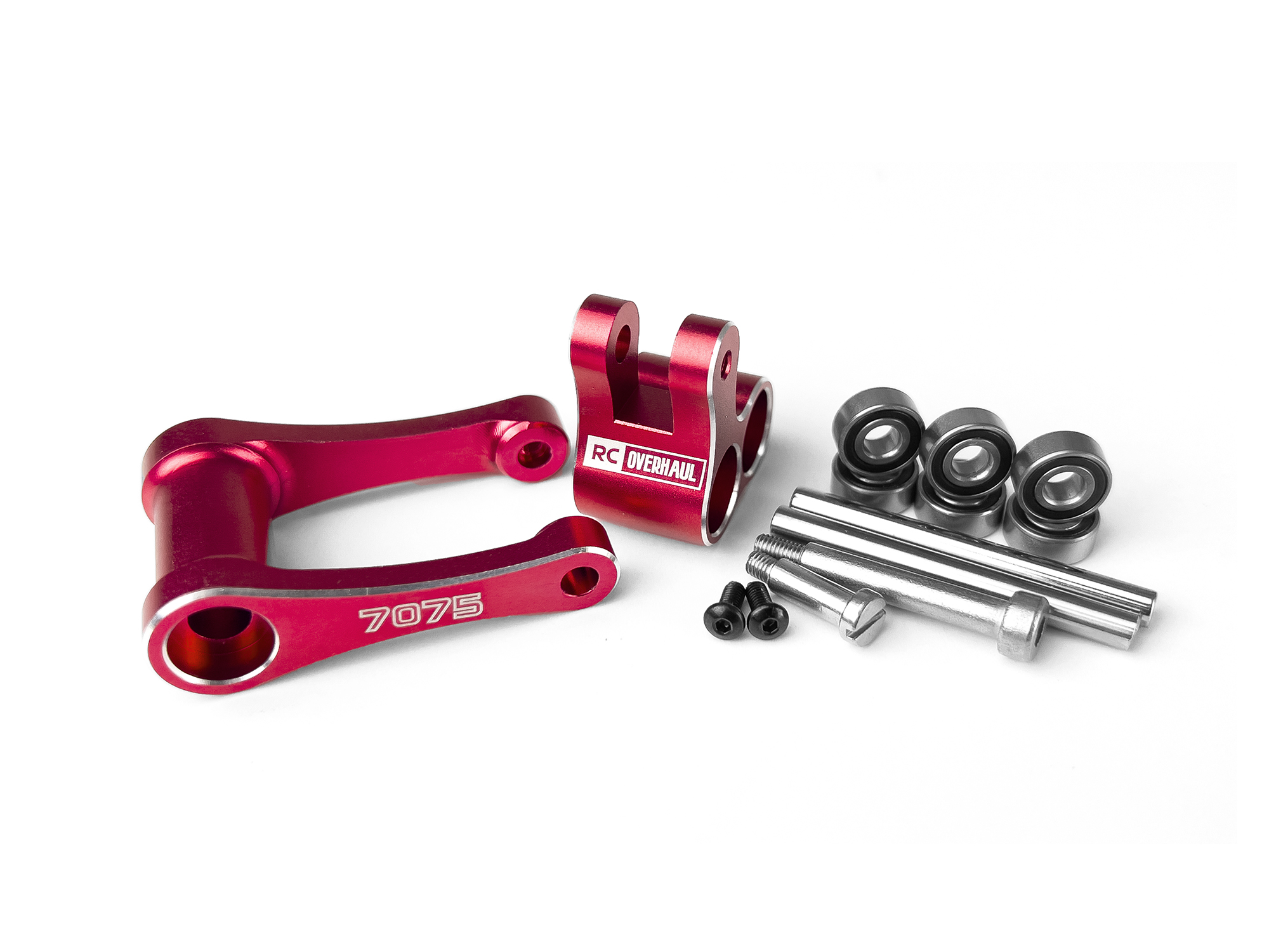 Aluminum Knuckle & Pull Rod Aluminum Knuckle & Pull Rod, Promoto, Red - Image 1