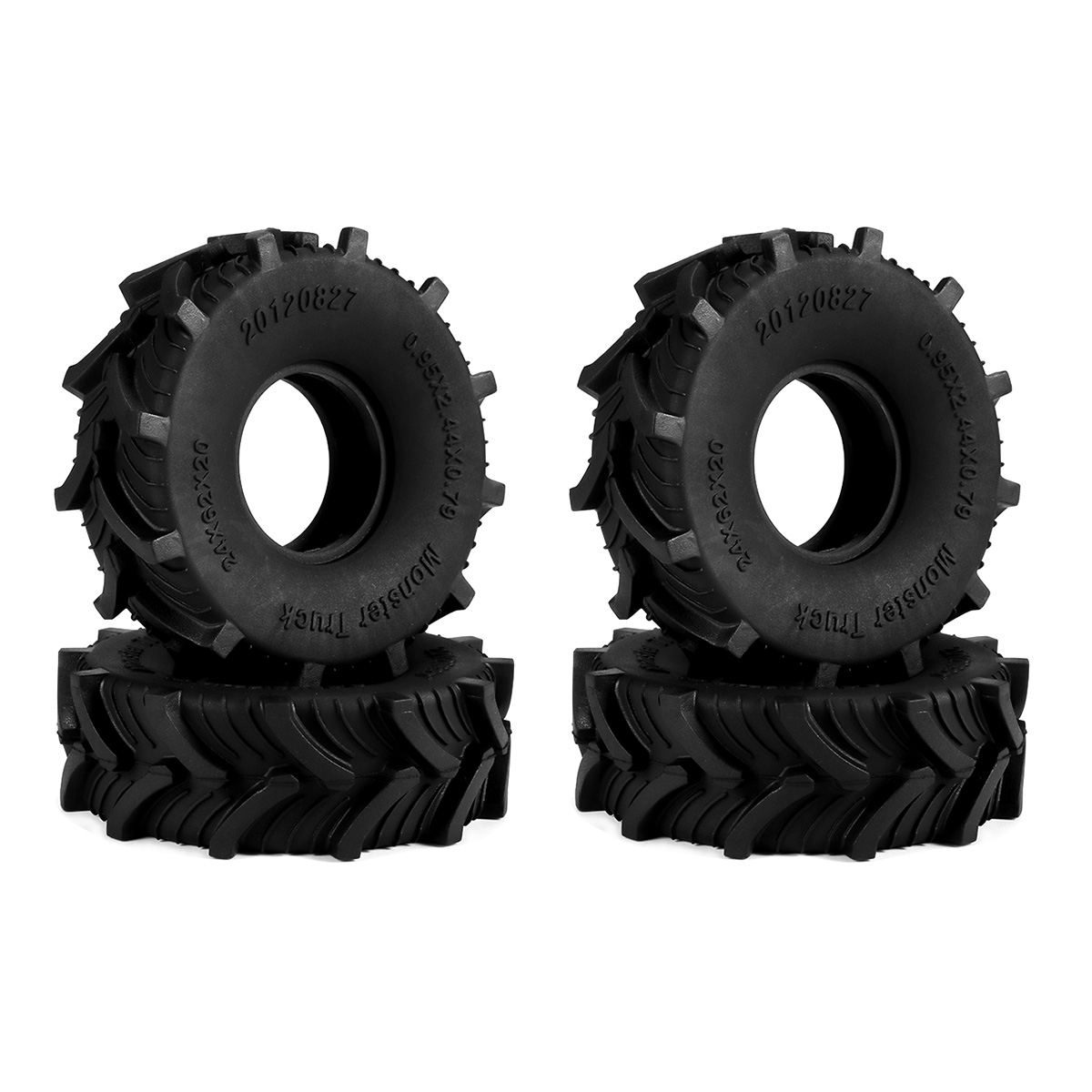 Mud Terrain Tyres Set SCX/TRX-4M Mud Terrain Tyres Set SCX/TRX-4M - Image 1