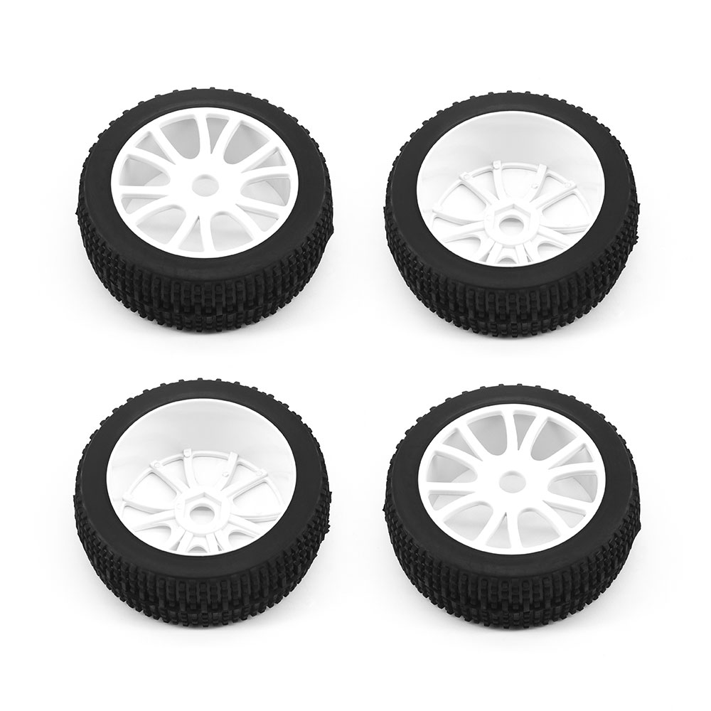 Buggy Wheel & Tyre (pk4) 1/8th Offroad Buggy Wheel & Tyre (pk4) 1/8th Offroad, White - Image 1