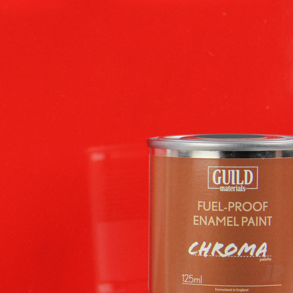 Chroma Enamel Fuelproof Paint Gloss Red (125ml Tin) image_JP-GLDCHR6201
