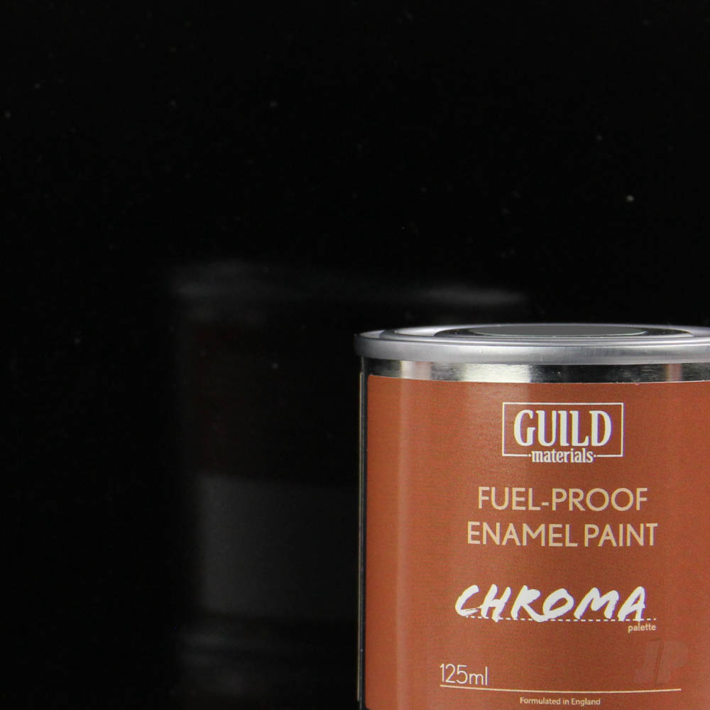 Chroma Enamel Fuelproof Paint Gloss Black (125ml Tin) image_JP-GLDCHR6203