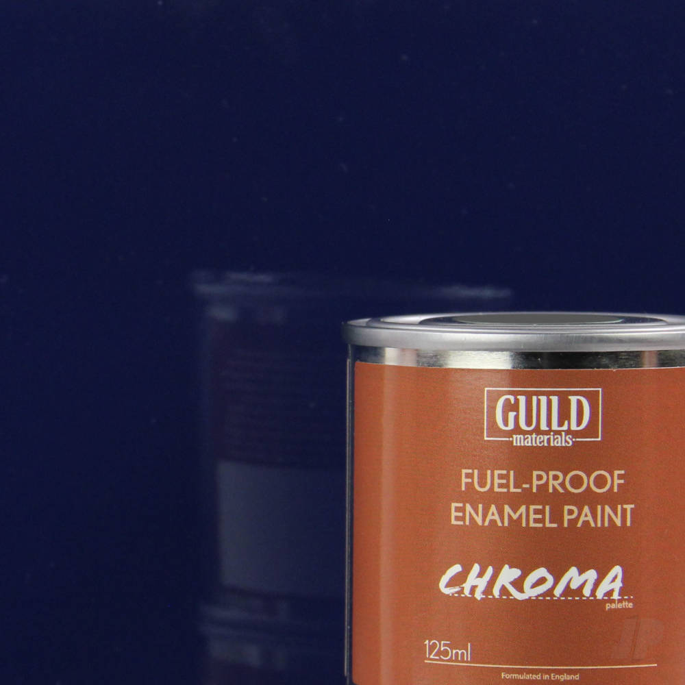 Chroma Enamel Fuelproof Paint Gloss Dark Blue (125ml Tin) image_JP-GLDCHR6204