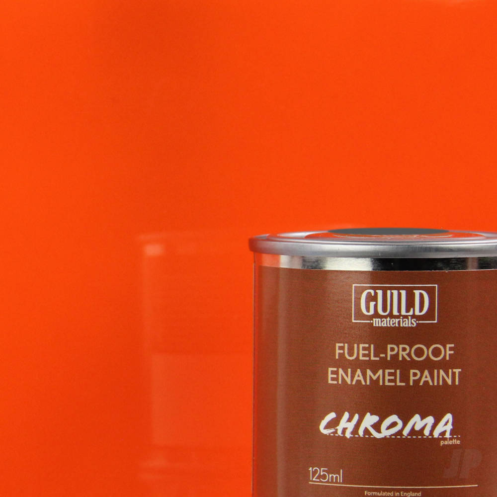Chroma Enamel Fuelproof Paint Gloss Orange (125ml Tin) image_JP-GLDCHR6206