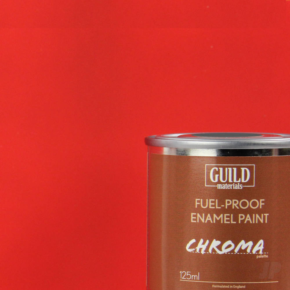 Chroma Enamel Fuelproof Paint Matt Red (125ml Tin) image_JP-GLDCHR6301