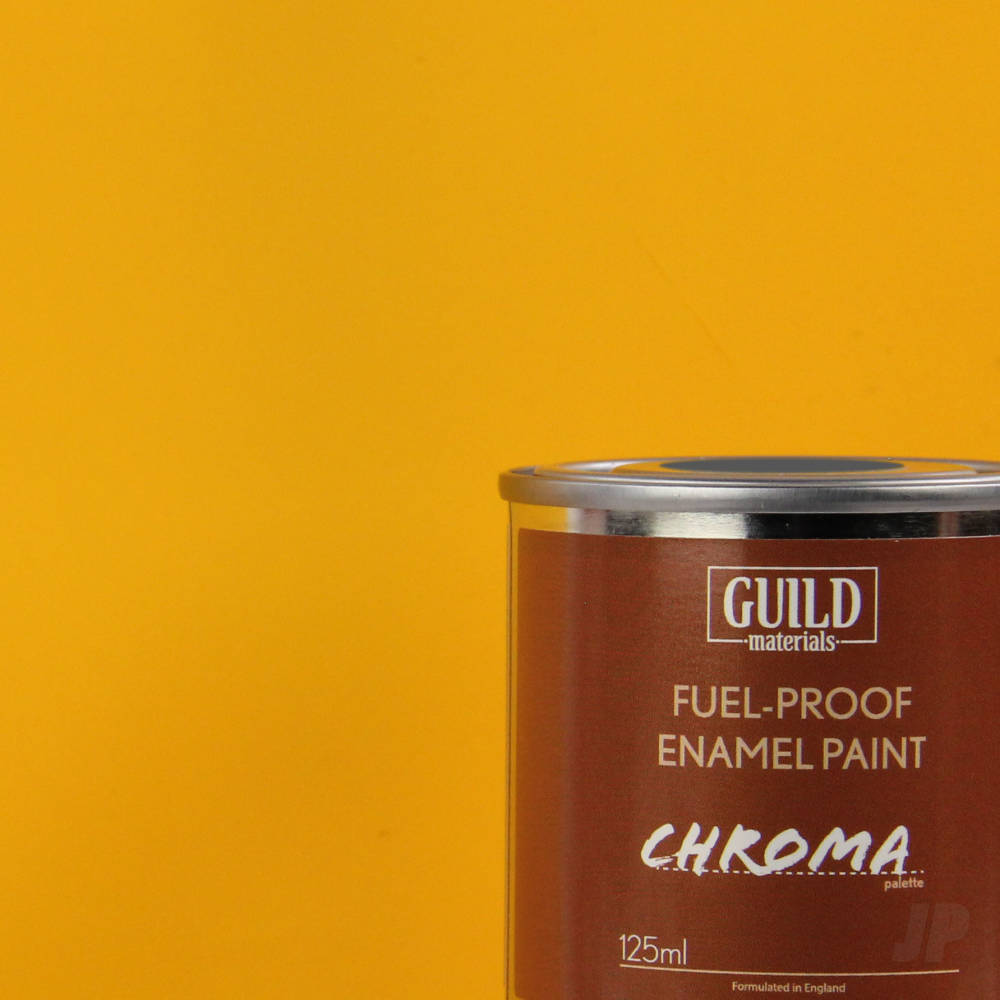 Chroma Enamel Fuelproof Paint Matt Cub Yellow (125ml Tin) image_JP-GLDCHR6302