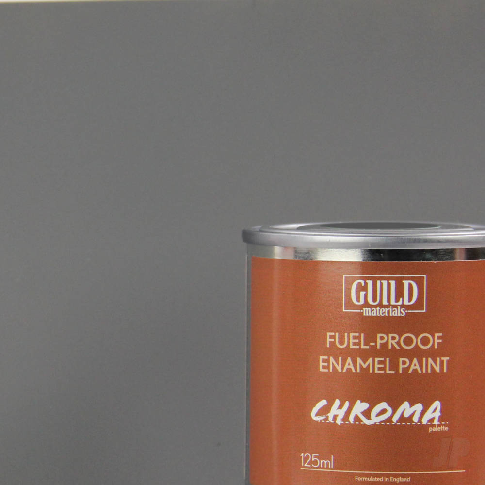 Chroma Enamel Fuelproof Paint Matt Dark Grey (125ml Tin) image_JP-GLDCHR6311