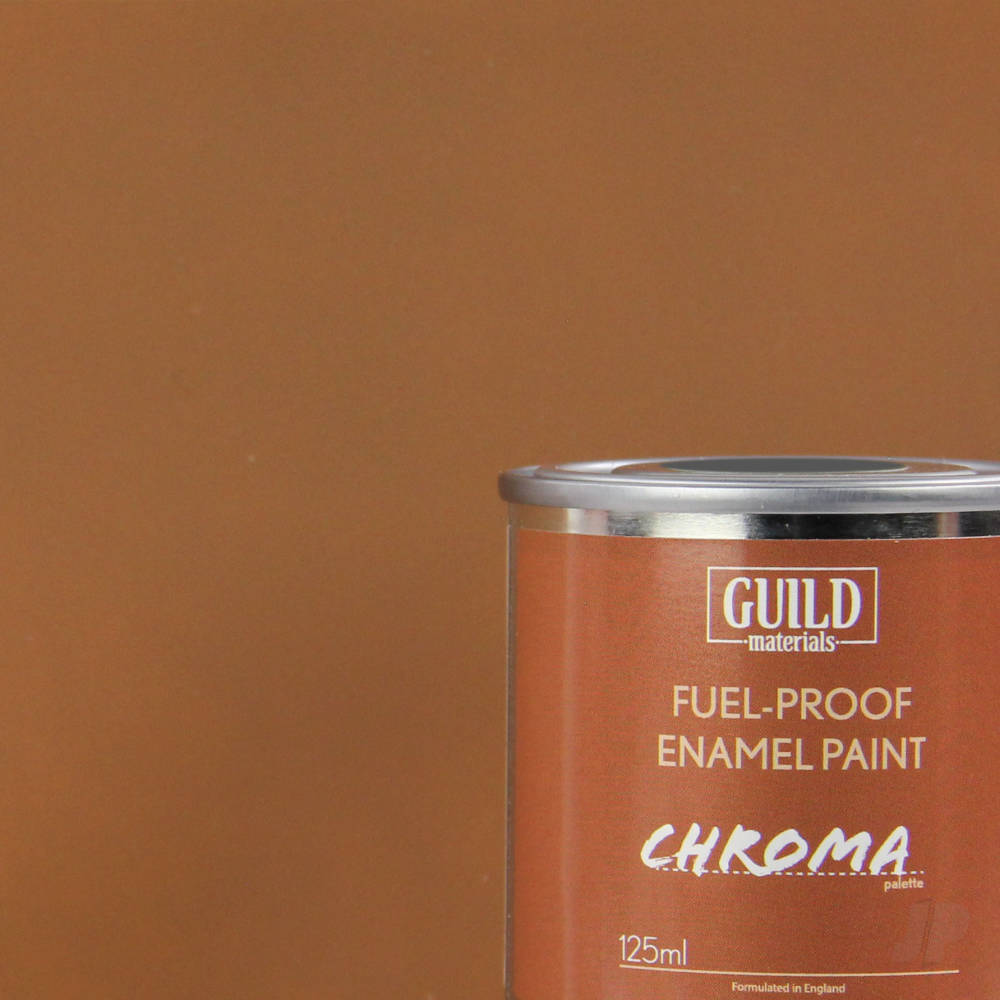 Chroma Enamel Fuelproof Paint Matt Dark Earth (125ml Tin) image_JP-GLDCHR6314