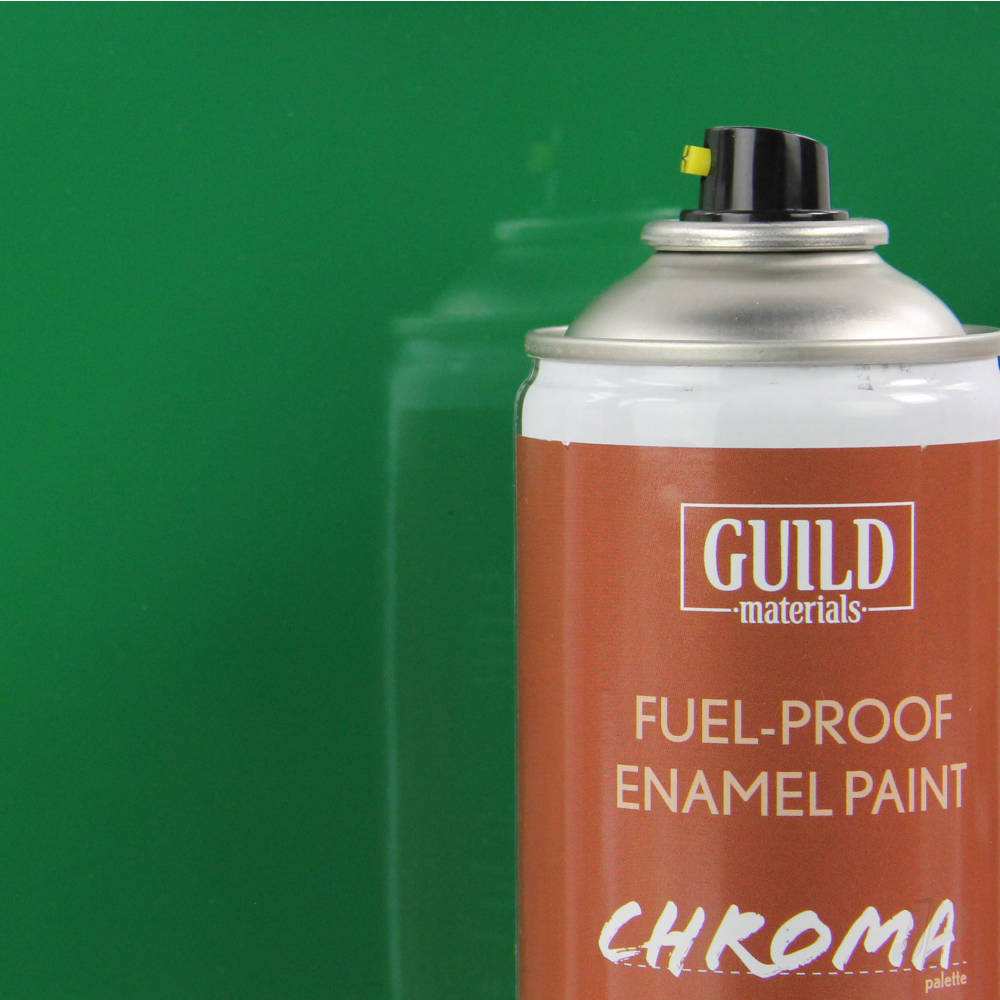 Chroma Enamel Fuelproof Paint Gloss Green (400ml Aerosol) image_JP-GLDCHR6417