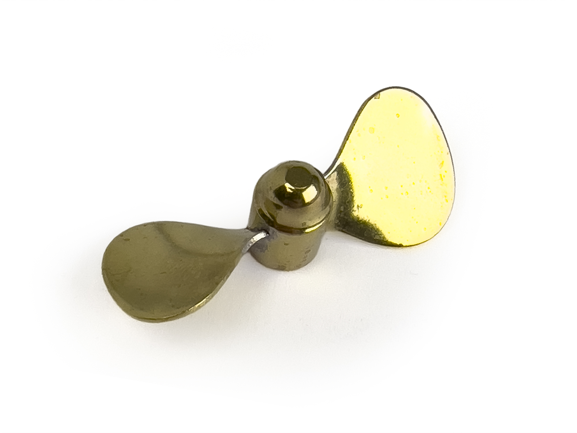 Brass Propeller (Classic) Brass Propeller (Classic), 2 Blade, 45mm, M4, RH - Image 1