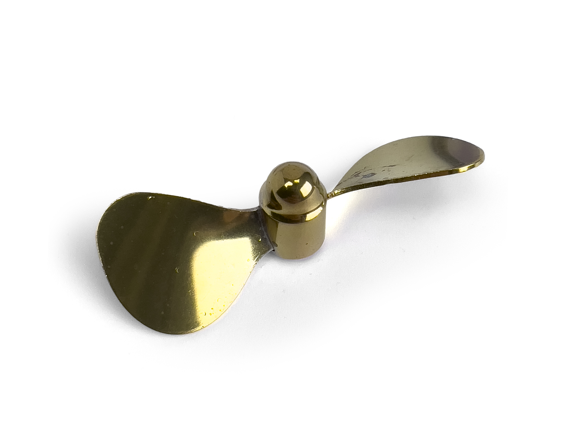 Brass Propeller (Classic) Brass Propeller (Classic), 2 Blade, 75mm, M4, LH - Image 1