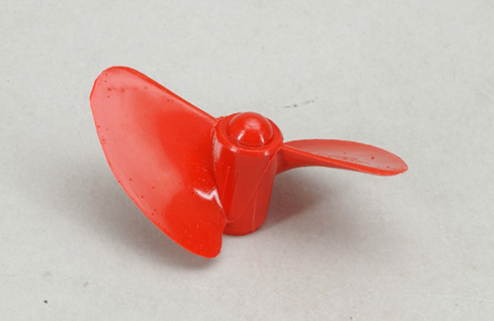 2 Bladed 50mm Waterscrew Red Nylon M5 LH 2 Bladed 50mm Waterscrew Red Nylon M5 LH - Image 1