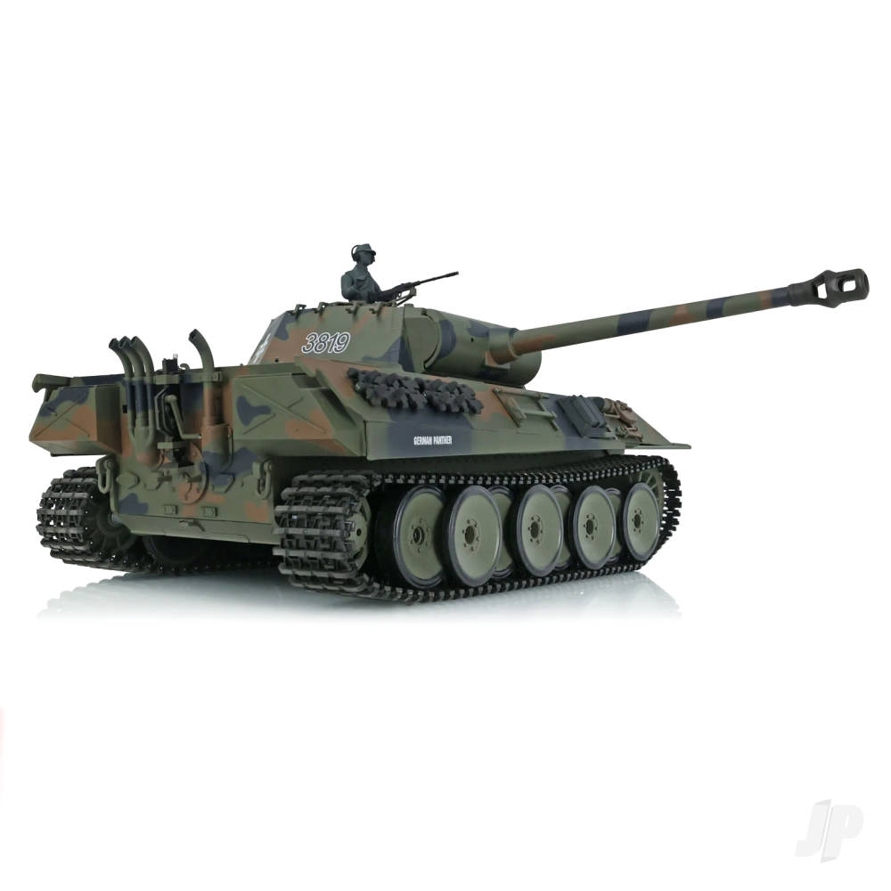 1:16 German Panther with Infrared Battle System (2.4GHz + Shooter + Smoke + Sound) image_JP-HLG3819-1B